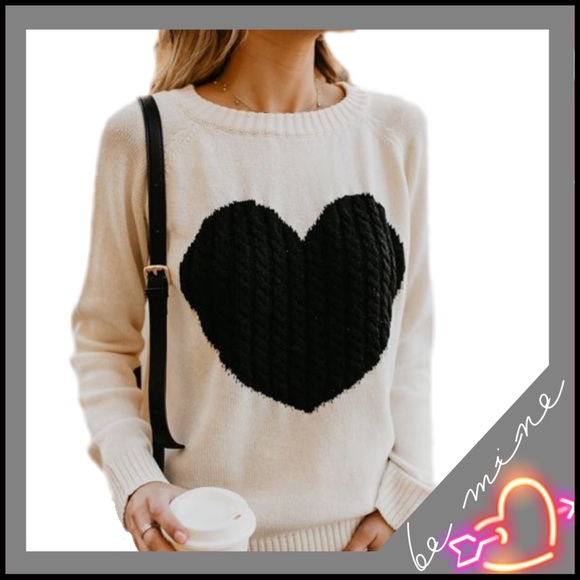 Cable Heart Sweater - Picture 1 of 1